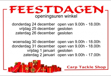 Openingsuren - Feestdagen