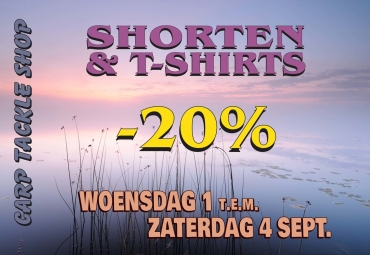 Koopjes shorten en t-shirts